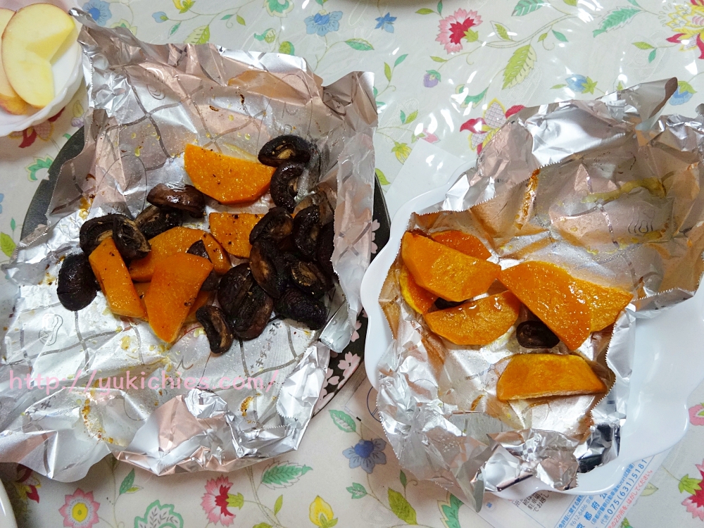 バターナッツかぼちゃのレシピ　人用と犬用のお料理　マッシュルーム