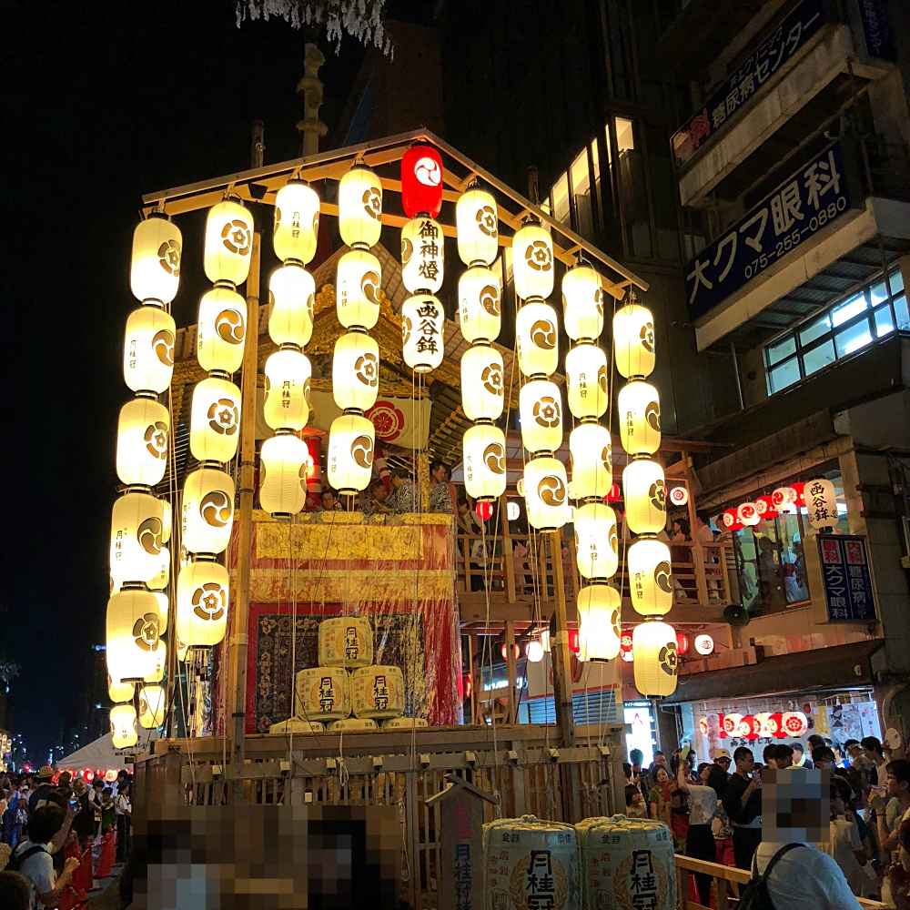 2018年京都祇園祭 月鉾 四条通り